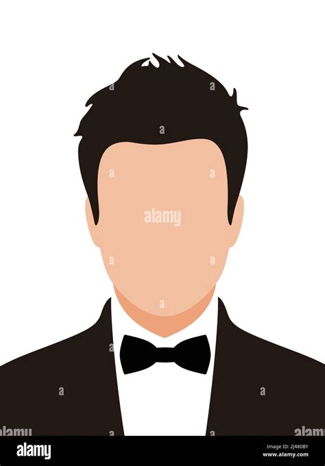 Businessman ID photo, vector illustration Stock Vector Image & Art - Alamy