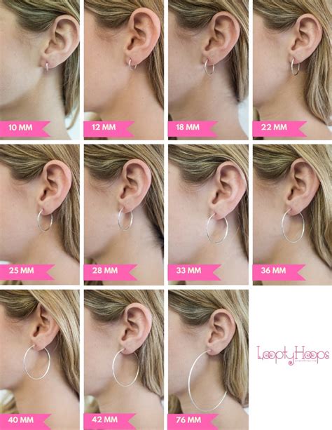 Size Guide – LooptyHoops | Silver flowers jewelry, Black diamond earrings studs, Hoops earrings ...