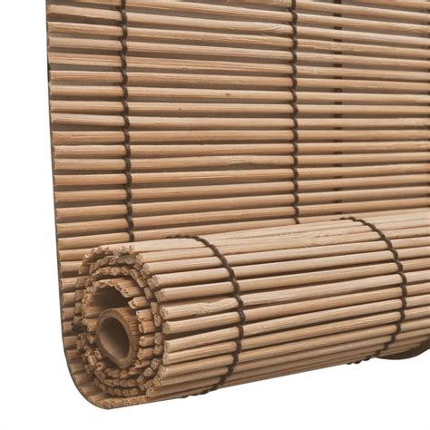 Brown Bamboo Roller Blinds 140 x 160 cm