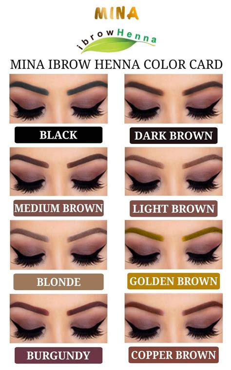 Professional Henna Brow Kit | 10% off on Mina Eyebrow Henna Starter Kit ...