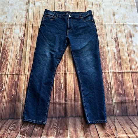 Dazn | Jeans | Dazn Mens Slim Fit Navy Blue Denim Jeans Size 4 X 32 ...