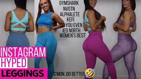 Trying Instagram Hyped Leggings | The Best & The Worst Leggings MASSIVE ...