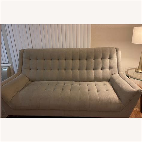 Mid Century Modern Style Sofa Grey - AptDeco