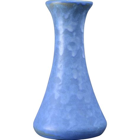 Brush McCoy Pottery 1924 Blue Art Vellum Vase #064 | Mccoy pottery, Blue art, Pottery
