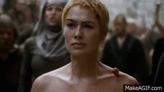 Game of Thrones 5x10 - Cersei's Walk of Shame on Make a GIF