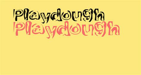 Playdough free Font - What Font Is