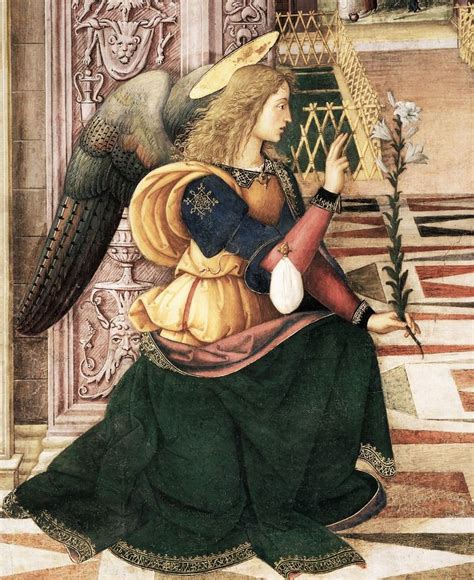 Angel Gabriel by Pinturicchio,1501 | Angel art, Angel gabriel ...