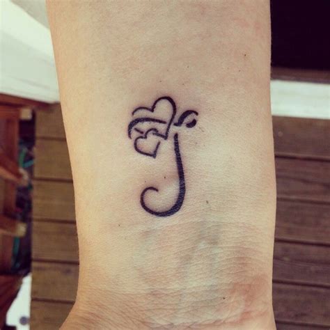 J In Cursive Tattoo / Pin by Melissa Riffell on Tattoo | Pinterest | J tattoo, Letter j tattoo ...