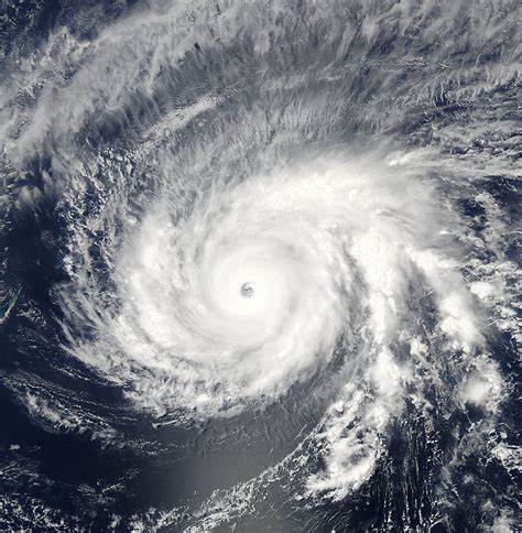 Typhoon eye seen from space is terrifying and fascinating - CNET