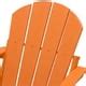 Westin Outdoor Braxton Folding Plastic Adirondack Chair (Set of 2), Orange - Walmart.com