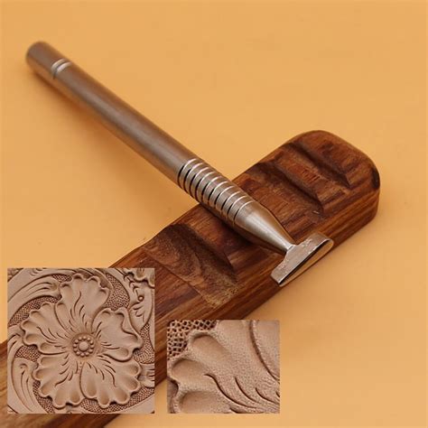 Leather Stamp Tools 304 Stainless Steel Set Flower Design Leather Craft ...