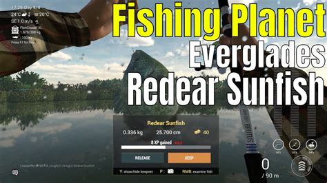 Fishing Planet | Everglades , Redear sunfish - YouTube