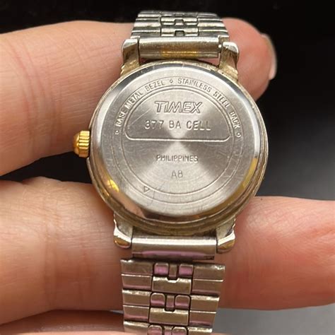 Vintage Ladies Timex 2 Tone Mechanical W/2nd Hand & R… - Gem