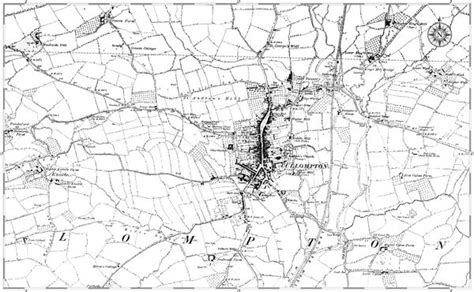 Old map of Cullompton (1887) - available from Francis Frith Devon Map, Genealogist, Old Maps ...