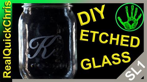 DIY etched glass | Glass etching, Glass, Diy