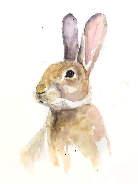 Rabbit Painting, Watercolour painting 8x10 | Rabbit painting, Bunny painting, Watercolor ...