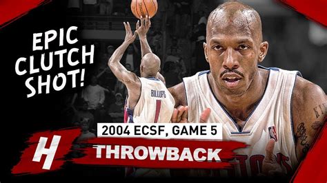 Chauncey Billups CRAZY Game 5 Full Highlights vs Nets 2004 Playoffs ...