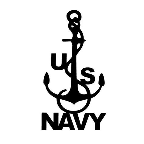 US Navy Symbol Anchor Logo Decal | Anchor logo, Us navy, Us navy logo