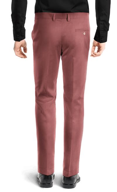Stretch pink slim fit Trousers