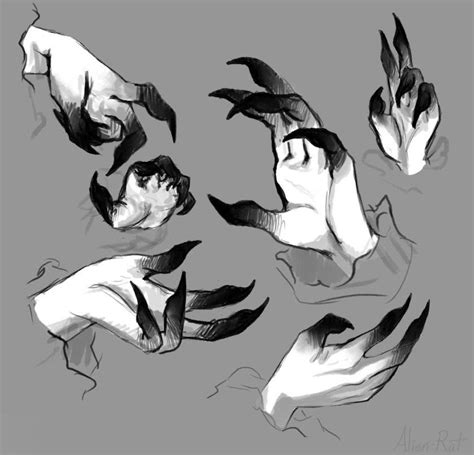 Demon Hands | Art reference poses, Drawing reference poses, Drawing poses