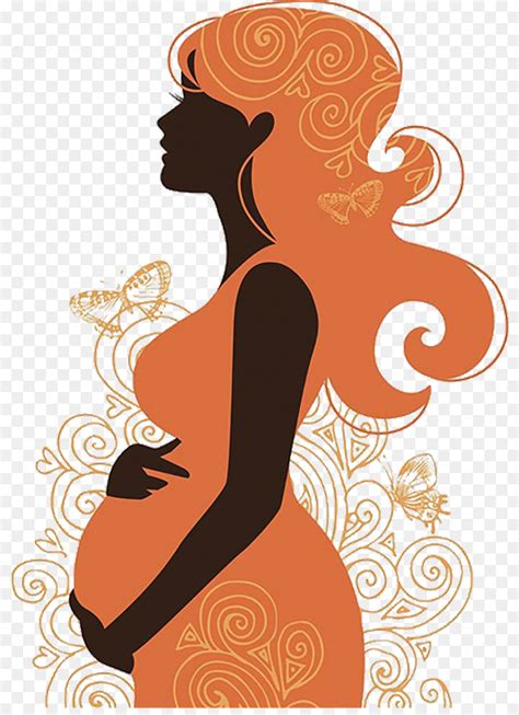 Pregnancy Silhouette Woman Clip art - Pregnant woman png download ...