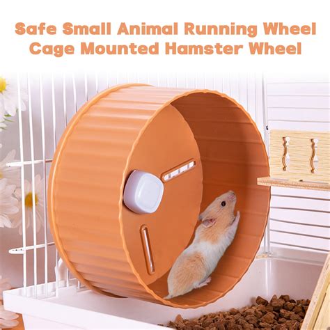 Elodia Hamster Wheel Silent Hamster Running Wheel Easy to Install Small ...