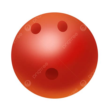Orange Gradient Hd Transparent, Orange Red Gradient Reflective Bowling Clip Art, Bowling ...