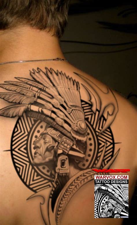 Aztec Priest Tattoo Design - ₪ AZTEC TATTOOS ₪ Warvox Aztec Mayan Inca Tattoo Designs