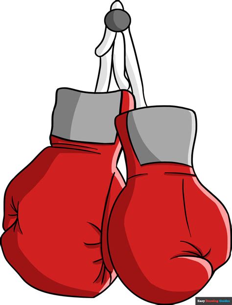 Easy Boxing Glove Drawing