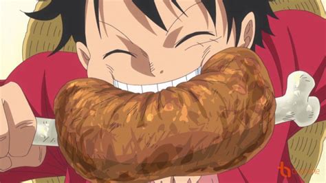 Luffy's favorite dish: All kinds of meat