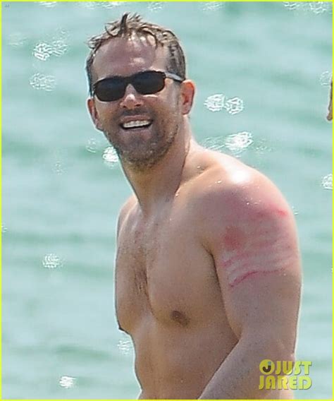 Ryan Reynolds Shows Off Leg Tattoos While Shirtless! (Photos): Photo 3698926 | Bikini, Blake ...