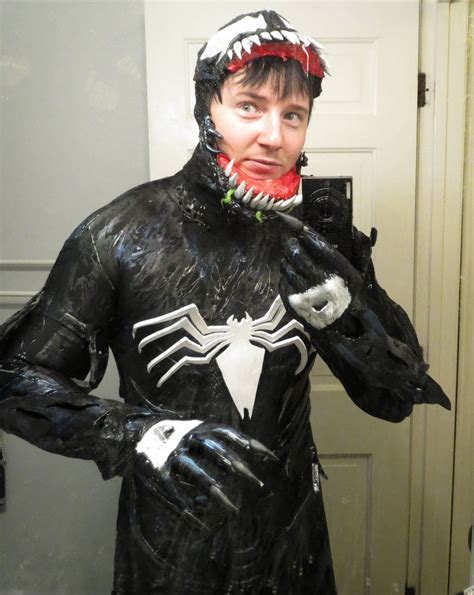 NEW VENOM COSTUME WITH 3-D RAISED SPIDER by symbiote-x on DeviantArt