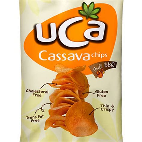 Cassava Chips Grill BBQ 120g