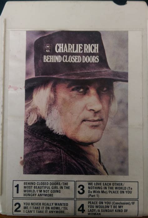 Charlie Rich - Behind Closed Doors (1973, 8-Track Cartridge) | Discogs