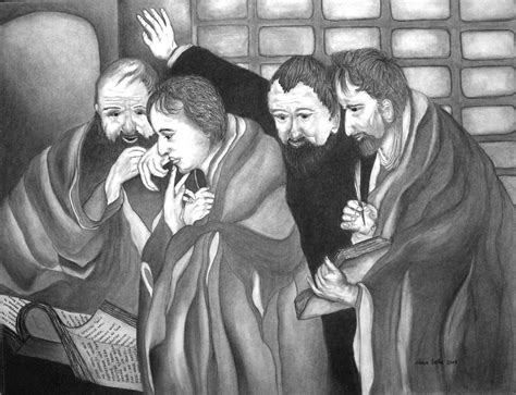 The Four Evangelists Painting by Alma Bella Solis - Fine Art America