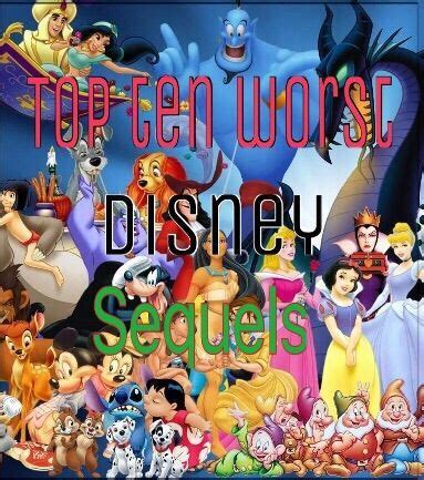 Top 10 worst Disney sequels. | Cartoon Amino