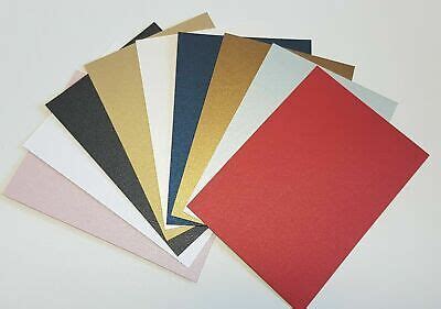 Pearl, Pearlescent, Pearlised PAPER, 125gsm, Choose Colour, Qty and Size | eBay