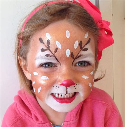 Reindeer: Face Paint by Sarah Haddon More Face Painting Tutorials, Face Painting Designs, Paint ...