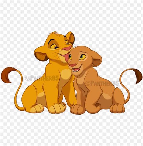 Lion Nala Simba Drawing Fan Art Simba And Nala Not Transparent PNG Image With Transparent ...