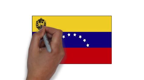How to draw Venezuela Flag | bandera de venezuela - YouTube