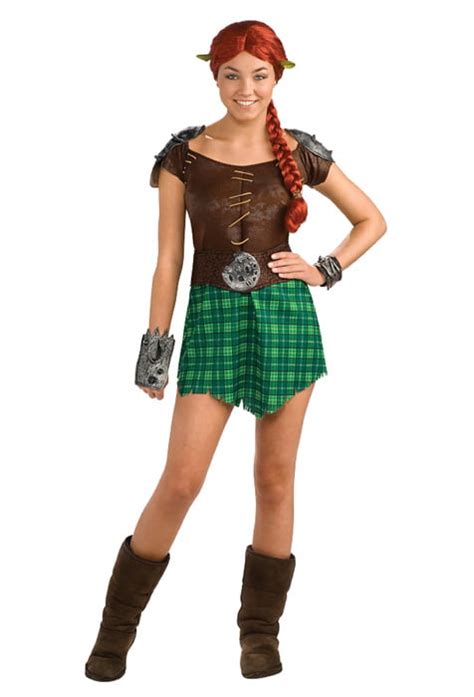 Shrek 4 Deluxe Fiona Warrior Adult Costume - Walmart.com