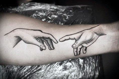 60 The Creation Of Adam Tattoo Designs For Men - Michelangelo Painting Ideas | Крутые татуировки ...