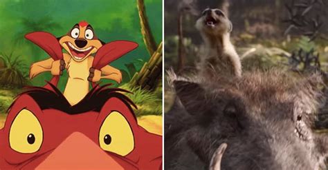 Here's How "The Lion King" Remake Compares Side-By-Side With The Original