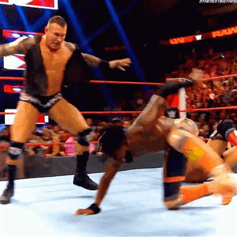 Randy Orton RKO GIF - RandyOrton RKO KofiKingston - Discover & Share GIFs