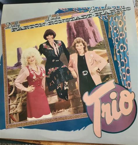 DOLLY PARTON, LINDA Ronstadt, Emmylou Harris "TRIO" Vinyl LP 1987 ...