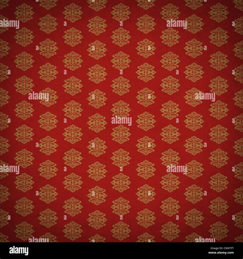 Red Old Fashioned Wallpaper