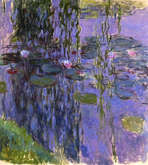 Claude Monet, picture Water Lilies 1919 | ArtsViewer.com