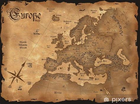 Pin by Ethan Badertscher on ciganos | Old map, Europe map, Vintage maps