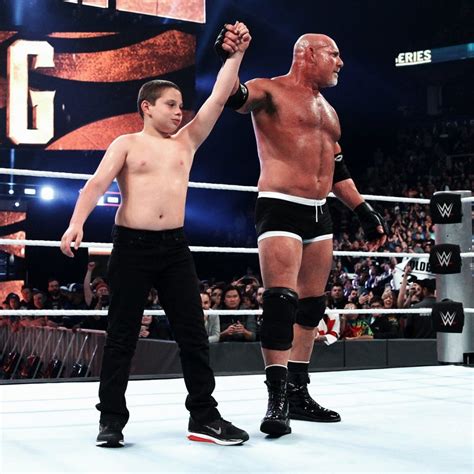 Goldberg's Son Asks Can He "Chokeslam His Mother", Goldberg Says He ...