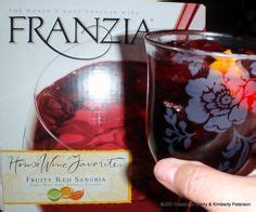 Franzia Vineyards Fruity Red Sangria - From Ripon and Cutler, California with a 9% alcohol that ...